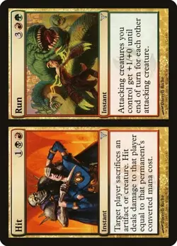 Hit // Run - Foil Dissension MP MTG - Image 1