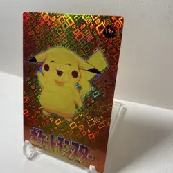 Vintage Rare Pocket Monsters Vending HOLO Prism Sticker Pikachu Pokemon - Image 2