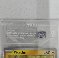 Pokemon Pikachu 214 Scarlet & Violet Illustration Contest Promo TAG 9 - Image 2
