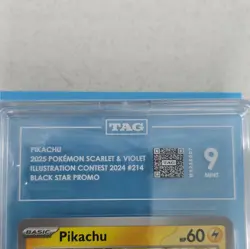 Pokemon Pikachu 214 Scarlet & Violet Illustration Contest Promo TAG 9 - Image 5