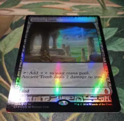 Ancient Tomb Zendikar Expeditions Foil Full Art Mint MTG Magic The Gathering TCG - Image 2