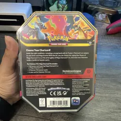 Pokemon Mega Charizard Y ex Tin, Factory Sealed - Image 2