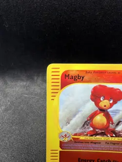 Pokemon Expedition Magby Reverse Holo Rare 17/165 LP - Image 3