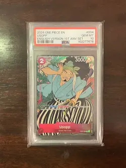 2024 ONE PIECE ENGLISH VERSION 1ST ANNIVERSARY SET #004 USOPP PSA 10 - Image 1