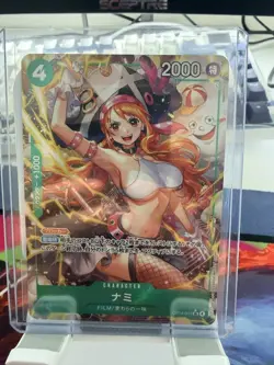 ONE PIECE Nami (parallel/Hashimoto Q)【SR/P】 OP14-031 OP-14 The Azure Sea's Seven - Image 1