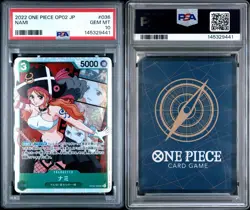 Nami (JP) - One Piece: Paramount War - OP02-036 - SR - PSA 10 GEM MT - Image 3