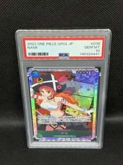 Nami (JP) - One Piece: Paramount War - OP02-036 - SR - PSA 10 GEM MT - Image 4