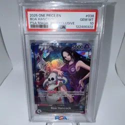 One Piece CCG Boa Hancock PSA Magazine Exclusive Promo OP07-038 PSA 10 Gem Mint - Image 2