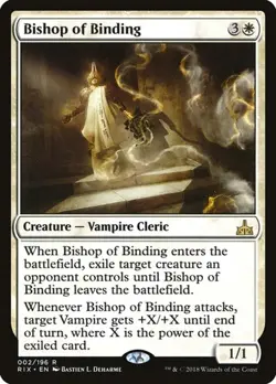 2x Bishop of Binding - Foil Rivals of Ixalan MP MTG - Image 1