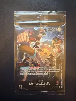 Monkey.D.Luffy (PSA Magazine) OP05-060 One Piece Promotion Cards Foil SEALED - Image 1