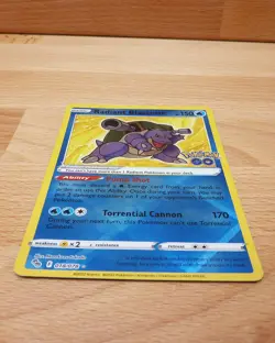 Radiant Blastoise - 018/078 - Radiant Rare - Pokemon Go - Pokemon Card - NM - Image 3