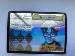 Harry Potter TCG Base Set Harry Potter Foil 8/116 RARE CARD - Image 3
