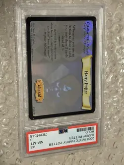 2001 Harry Potter Base #8 WOTC HOLO Portrait "Rookie" TCG Rare PSA 8. 1st Card🪙 - Image 3