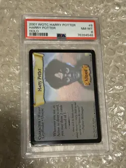 2001 Harry Potter Base #8 WOTC HOLO Portrait "Rookie" TCG Rare PSA 8. 1st Card🪙 - Image 4