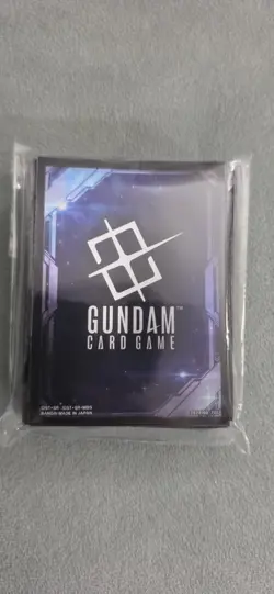 EVX03 Gundam Card Game Official Card Sleeves EX Space Black - Image 1