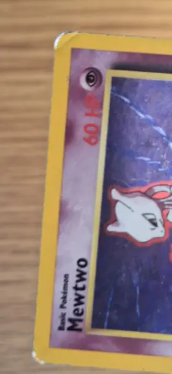 Pokemon Mewtwo TCG Base Set Holo Unlimited Rare Card 10/102 - Image 4