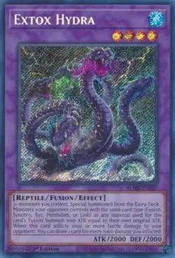 Extox Hydra - BLMR-EN007 - Secret Rare - 1st Edition Near Mint Yugioh Card - Image 1