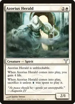 Azorius Herald - Foil Dissension MP MTG - Image 1