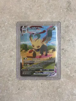Leafeon Vmax Alt Art Secret Rare 205/203 Evolving Skies Pokemon Card NM - Image 1