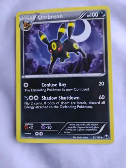 Pokemon TCG Umbreon 61/108 Dark Explorers Card Ungraded - Image 1