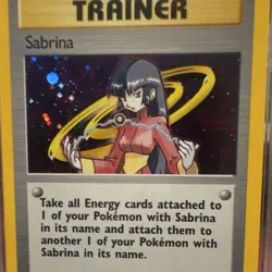 Pokemon Sabrina Gym Challenge Trainer Holo 20/132 2000 PSA 8 English Card - Image 4
