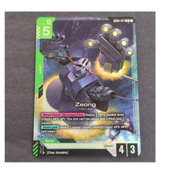 Bandai Zeong MSN-02 LR Unit Card GD04-017 Link Gundam Card Game Eng HP4 - Image 1