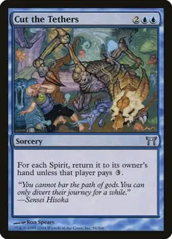 2x Cut the Tethers - Foil Champions of Kamigawa MP MTG - Image 1