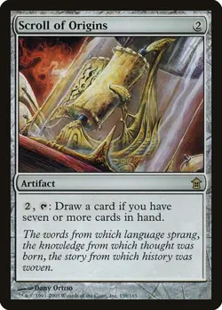 Scroll of Origins - Foil Saviors of Kamigawa MP MTG - Image 1