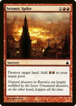 Seismic Spike - Foil Ravnica: City of Guilds MP MTG - Image 1