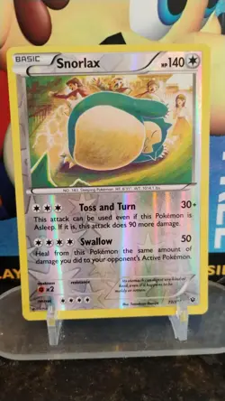 SNORLAX Fates Collide POKEMON Reverse Holo 2916 Foil Trading Card 77/124 TCG - Image 1