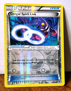 POKEMON GENGAR SPIRIT LINK 95/119 REVERSE HOLO TRAINER XY PHANTOM FORCES MP - Image 1