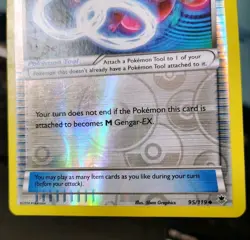 POKEMON GENGAR SPIRIT LINK 95/119 REVERSE HOLO TRAINER XY PHANTOM FORCES MP - Image 5