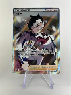 Piers - 069/072 - Pokemon Shining Fates Sword & Shield Full Art Rare Card NM - Image 1