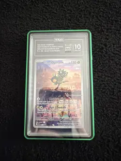 Teal Mask Ogerpon - T.M. - Pokemon Center Promo #123 TAG 10 with Green SlabMag - Image 3