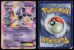 Mewtwo EX 52/108 Holo EX Rare Evolutions Pokemon English HP - Image 3