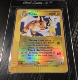 Raichu Expedition Base Set Holo Rare Reverse Holo 80 HP 025/165 2002 Pokemon TC… - Image 1