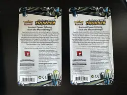 Pokemon TCG: Sun & Moon LostThunder 1 Pack Booster Set X2 NewFactory Sealed - Image 2