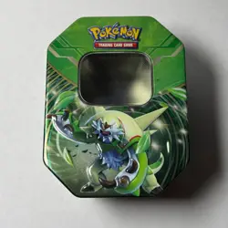 2014 CHESNAUGHT POKEMON Trading Card Game Tin- Empty - Image 1
