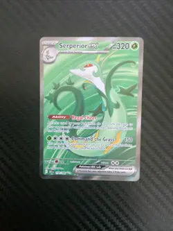 Pokemon TCG SV Black Bolt Serperior ex # 156 / 086 Secret Rare Near Mint - Image 1