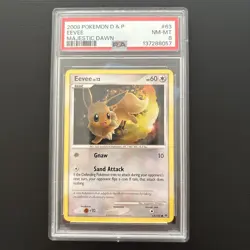 2008 Pokemon Eevee Majestic Dawn #63/100 PSA 8 17 Years Old Vintage. - Image 2