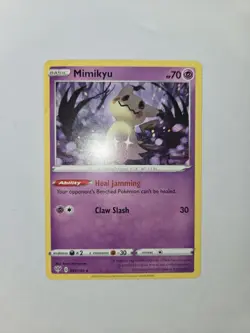 Pokemon TCG Mimikyu Darkness Ablaze 081/189 Regular Rare LP - Image 1