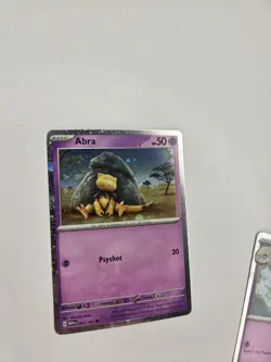 Pokemon 151 Abra 063 Kadabra 064/165 Alakazam ex SVP 050 Cosmos Holo Promos - Image 5