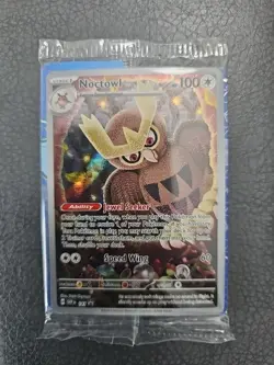 *SEALED* Pokemon TCG Noctowl #141 Sealed, Stellar Crown Promo Pokemon Center - Image 1