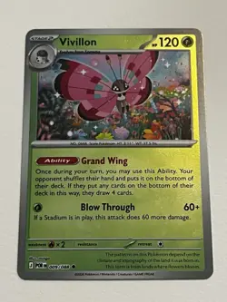 Vivillon 009/088 • Reverse Holo • Perfect Order • Pokemon TCG • NM - Image 1
