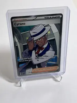 Pokemon TCG Card Cyrano Surging Sparks 230/191 Trainer Ultra Rare NM Condition - Image 1