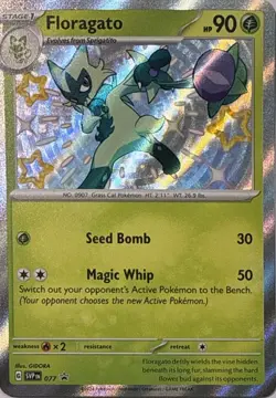 Floragato 077 Holo P Scarlet & Violet Promo Pokemon NM - Image 1