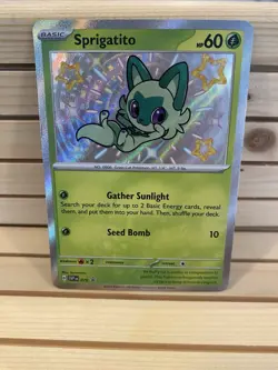 The Pokemon Company Sprigatito 076 Scarlet & Violet Promo Holo Basic 60 HP - Image 1
