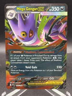 Mega Gengar ex Phantasmal Flames Holo Pokemon TCG 056/094 Ultra Rare - Image 1