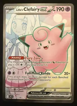 Lillie's Clefairy ex 173/159 Ultra Rare - Journey Together - Pokemon TCG - NM - Image 1
