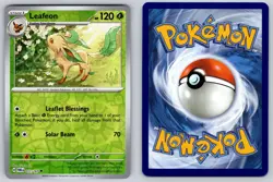 Leafeon 011/167 Reverse Holo Uncommon Twilight Masquerade Pokemon Near Mint - Image 3